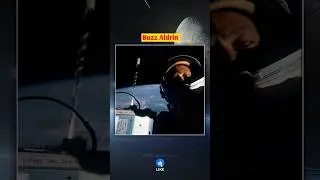 Buzz Aldrin Did It First! Unveiling the 1st Space Selfie #shorts