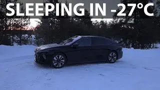 Nio ET7 road trip to Folldal in -27&deg;C