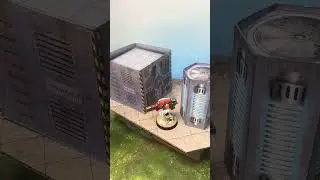 Futuristic power node terrain for games like #Warhammer, #cyberpunkred  and #killteam