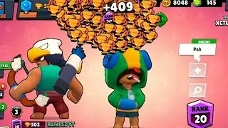 LEON NONSTOP до 500 трофеев! Brawl Stars