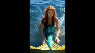 beautiful mermaid in the sea