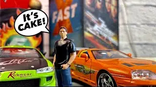 Paul Walker, Fast and the Furious cake trend #cakedecorating #caketutorial #cake