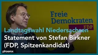 Stefan Birkner (Spitzenkandidat) zum Ergebnis der FDP in Niedersachsen