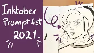 Inktober prompt list 2021!