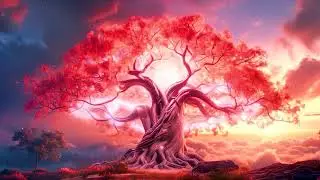 Crimson Heart of the Sky ✨ | Sacred Light for Renewal & Deep Inner Peace