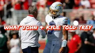What Kyle Shanahan and John Lynch said to Trey Lance when the 49ers Faced the Chargers