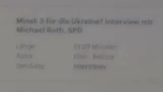 Minsk 3 f&uuml;r die Ukraine Interview mit Michael Roth, SPD, Krieg ist Frieden u.Frieden ist Krieg