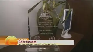Award-Winning Teacher Gets Surprised