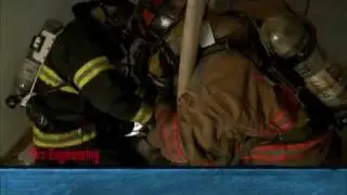 FE 1&2 ch 17 firefighter through floor utilizing charged hoseline