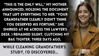 My mom hid my inheritance, but I found Grandpa's secret will
