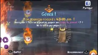 Rayman Legends (PS Vita) -Murfy's dungeon- As far as you can WR- 43.81 km !