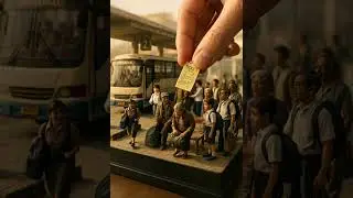 Bus Terminal Travel Diorama #minifigurelife #miniatureart #diorama #busstation #travel #culture
