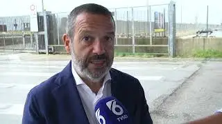 Dragaggio fiume Pescara, primo giorno di lavori. Sospiri visita il cantiere