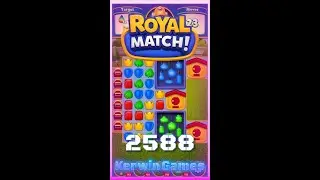 Royal Match Level 2588 - No Boosters Gameplay
