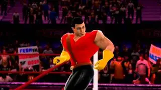 WWE 2K14 (XBox 360) - Disney Princes and Others' Entrances