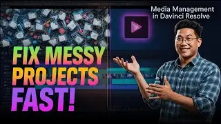 Fix Messy Projects Fast - How to Master Beginner Media Management in DaVinci Resolve