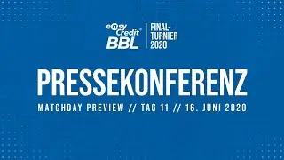 RE-LIVE | Viertelfinale I + II - Preview Pressekonferenz | easyCredit BBL Finalturnier 2020