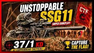 INSANE 37/1 KD with the SSG11 Sniper! 🎯 | Capture The Flag at Copperhead Tactical