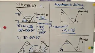 Yttervinkel (Del 1). Introduktion