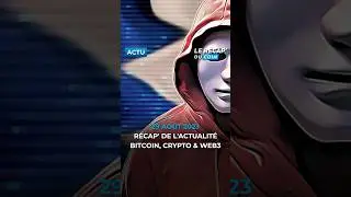 Toute l'actualit&eacute; Bitcoin et Crypto du 29 ao&ucirc;t 🗞️ #cryptomonnaie #bitcoin #crypto #shorts