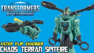 Transformers Earthspark 1-Step Changer Chaos Terran Spitfire Review