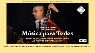 Concerto Música para Todos em Sangão/SC. Luiz Fernando São Thiago, regência