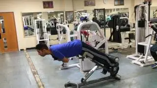 45 Degrees Hyper-Extension Bench Exercise
