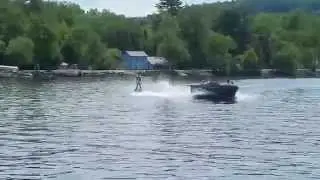 Disc Golf Shenanigans in VT 09 (Water Ski Attempt 2)