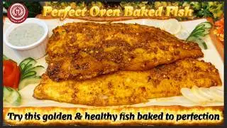 📌 How To Make Perfect Baked Fish in Oven | Soft, Juicy & Flavorful |No Frying |Healthy Dinner Recipe
