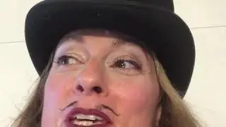 Tara Cheyenne and a little mustachio