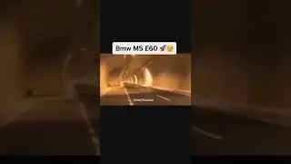 BMW M5 F60 Tunnel Sound 🔥 Echo of Power! #youtubeshorts #bmwexhaust #shorts #viralvideo