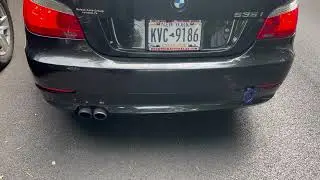 MHD tune stage 2 E60 2009 BMW 535i catless but has resonator and stock muffler