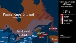 Territorial Evolution of Canada: Every Year