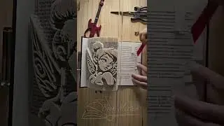 Most Satisfying Book Art| #shorts #satisfyingvideo #bookart #art #bookanimation #trending #viral