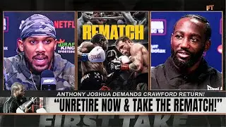 Anthony Joshua Begs Terence Crawford To Unretire & Take Canelo Alvarez Rematch!