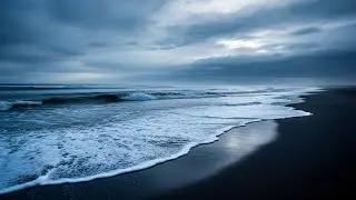 Night Ocean Healing Sounds 🌙🌊 6 Hours of Soft Beach Waves for Better Sleep