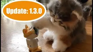 Living AI Aibi Pocket Pet Part 4 Taking Aibi to a Cat Cafe Unboxing Sergeant Pepper & New Update 1.3