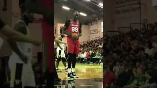 Tacko Fall of the Portland Maine Red Claws shooting a free throw - HIGHLIGHTS