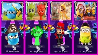 Tiles Hop Max Angry Birds 🆚 Sprunki 🆚 Super Mario 🆚 Minions