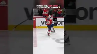 Evander Kane snuck one in on Matthew Tkachuk 👀