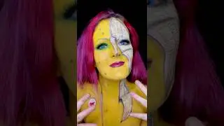 Banana makeup #makeupshorts #makeuptransformation #crazymakeups #makeupillusion