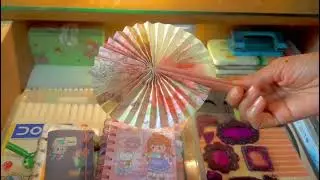 Satisfying | Aesthetic |  Drawer Organizing # Aesthetic # organisations #stationary 