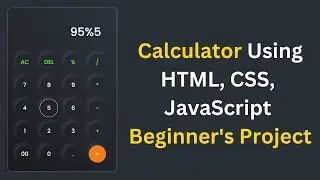Building a Basic JavaScript Project with HTML, CSS, and JS - Beginner's tutorial. JavaScript Project