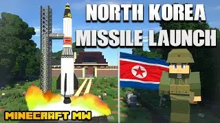 NORTH KOREA MISSILE LAUNCH | Nuclear weapon?  - Minecraft