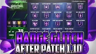 *NEW* NBA 2K20 BADGE GLITCH AFTER PATCH 1.10 MAX BADGES in 1 HOUR *WORKING*
