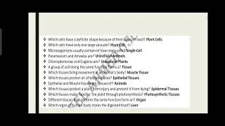 Cellular Organization of Plant cells and Animal Cell | JST free preparation | Lecture 1 Unit 1 |