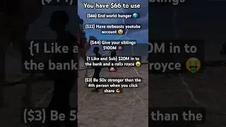 What would you do for $66