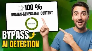 How to Convert AI-Generated Text to Human Text & Bypass AI Content Detector using AIhumanizer.ai
