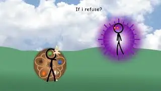 Stickworld Crossover: Nature Seer vs The First Overseer (An Animation i made a long long time ago)