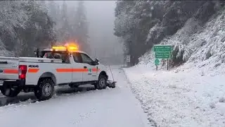 Snow keeps Highway 17 in Santa Cruz Mountains closed for hours